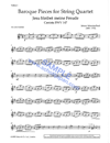 BACH, J. S.: BAROQUE PIECES FOR STRING QUARTET sw1100.gif